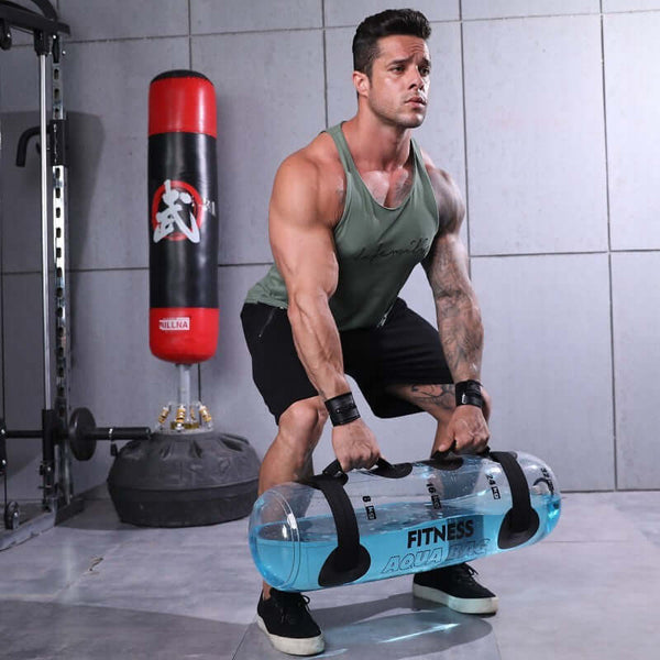 Transparent Water Dumbbell Weight Bearing Fitness Training Equipment