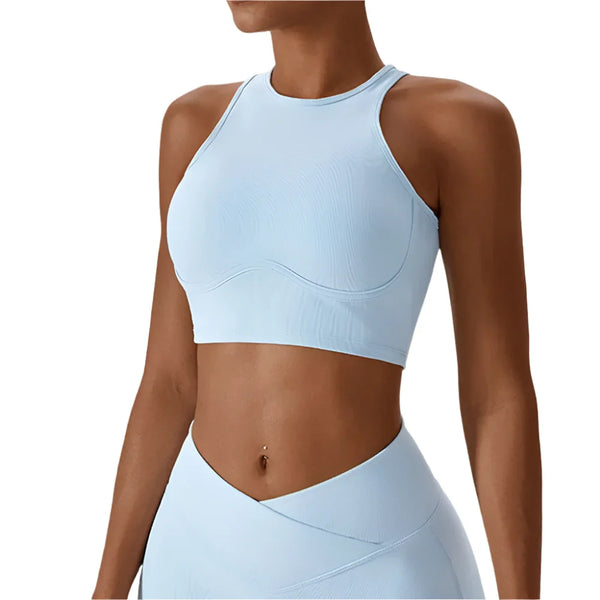 Women's Gathered Push Up Fitness Top